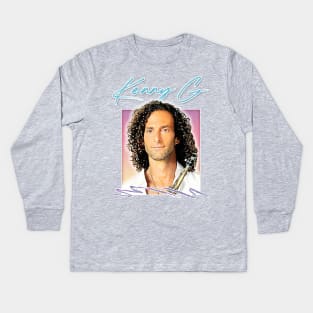 Kenny G / 90s Aesthetic Fan Art Design Kids Long Sleeve T-Shirt